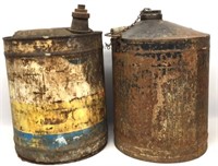 2 Vintage Gas/ Oil Cans