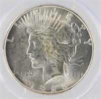 1925-S Peace Dollar PCGS MS63 $1