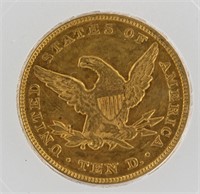 1850 Gold Eagle ICG MS61 $10 Liberty Head