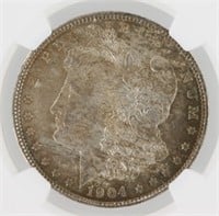 1904-O Morgan Dollar NGC MS64 Toned S$1
