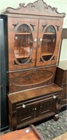 Antique Empire Mahogany Dropfront Desk (W/