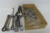 2 Trays of Wrenches