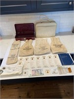 Lincoln-Kennedy Pennies,Money Bags,Coin Book, Etc.