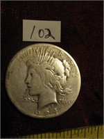 1924 Silver Peace Dollar 90% Silver