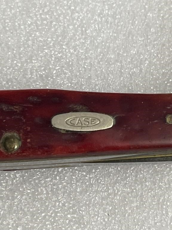 Case XX USA 6254 Knife Genuine Red Bone Trapper
