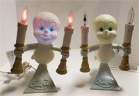 1995 Candelabra Casper lamp w/ flickering