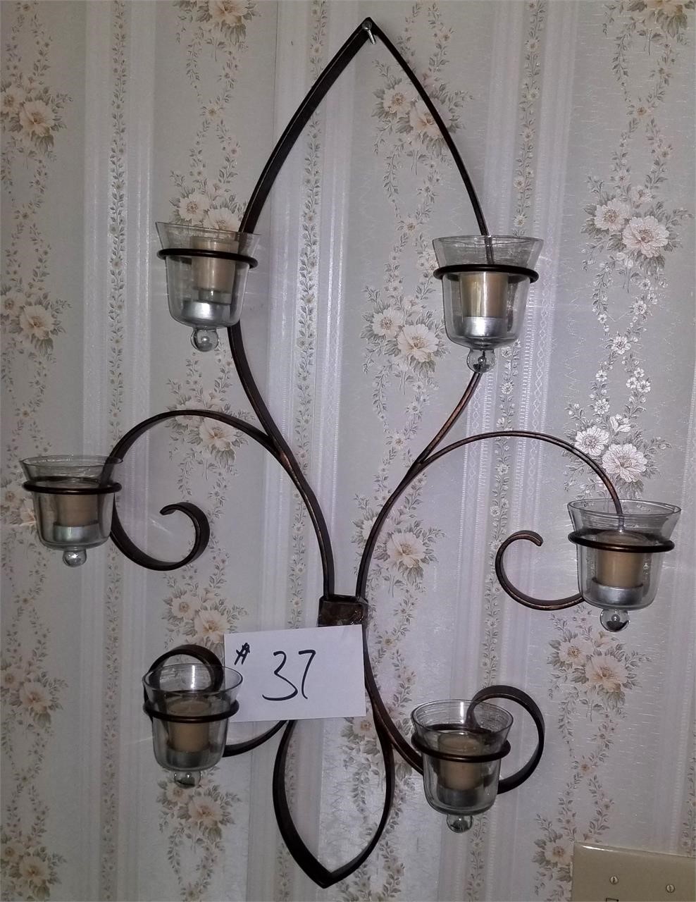 6 Candle Wall Sconce