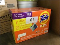 168ct tide laundry pods