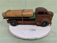 Lincoln cab w/homemade load of logs 13" long