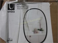 Umbra Hub oval mirror