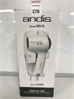 ANDIS HD-7L HANG-UP 1600 HAIR DRYER