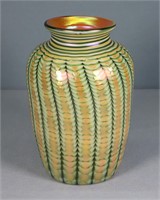 1988 Lundberg Studios Art Glass Vase