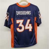 Vtg Youth Droughns No. 34 Jersey (L)