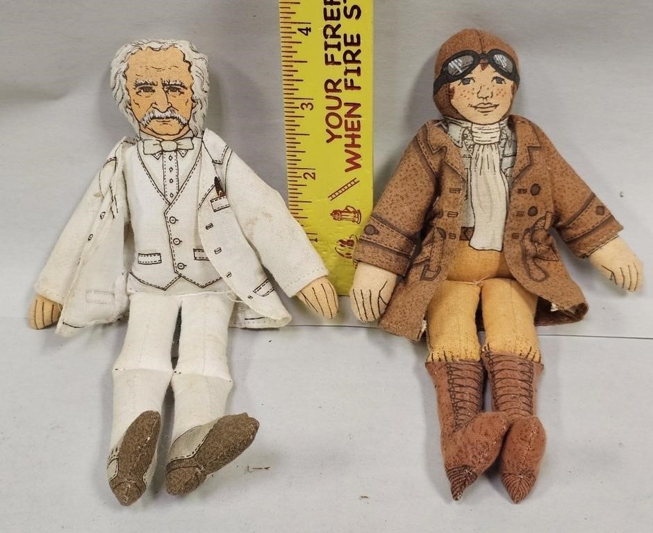 Einstein & Amelia Earhart Dolls 1979