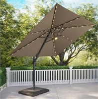 Seasons Sentry 10' Square Solar LED Cantilever