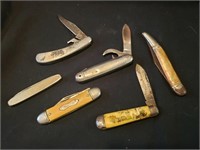 6) knives
