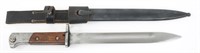 EARLY WWII POLISH M1930 BAYONET WITH SCABBARD