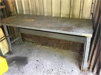 Metal work bench