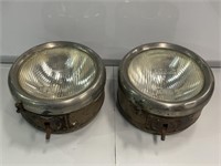 Pair 1920s Willys Overland Headlights