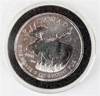 Coin Canada $5 .999 Silver  Moose Dollar 2012