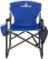 SUNNYFEEL Camping Chair  Small  Foldable  Blue
