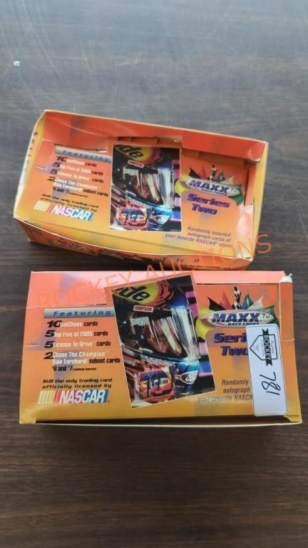 Lot of 2 Maxx race cards series 2 1995 NASCAR