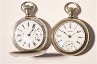 TWO WALTHAM POCKET WATCHES