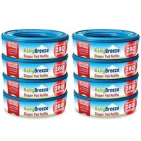 P3591  Baby Breeze Diaper Pail Refills 8-Pack