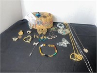 Lot of beautiful costume jewelry some