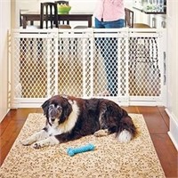 North States Mypet Extra Wide Pet Gate: Smoothly