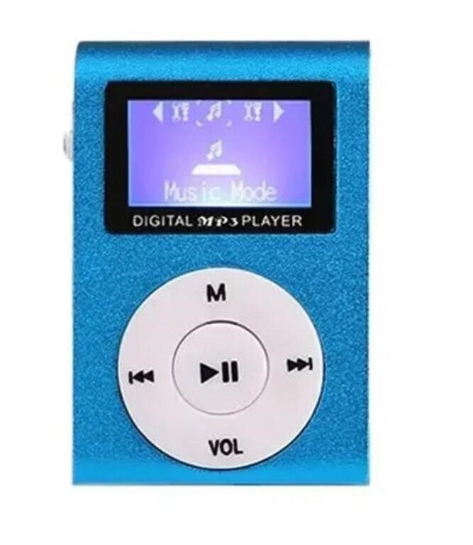 Metal Clip with Screen MP3 Music Player