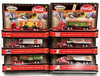 (6) Matchbox Cars Around The World Coca-Cola