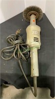 Vintage Black and Decker portable grinder - three