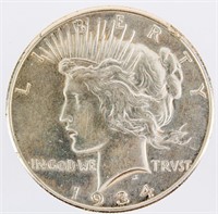 Coin High Grade 1934-P Peace Silver Dollar
