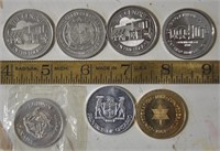 Lot of vintage Canada tokens