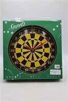 11" DART BOARD CLOCK