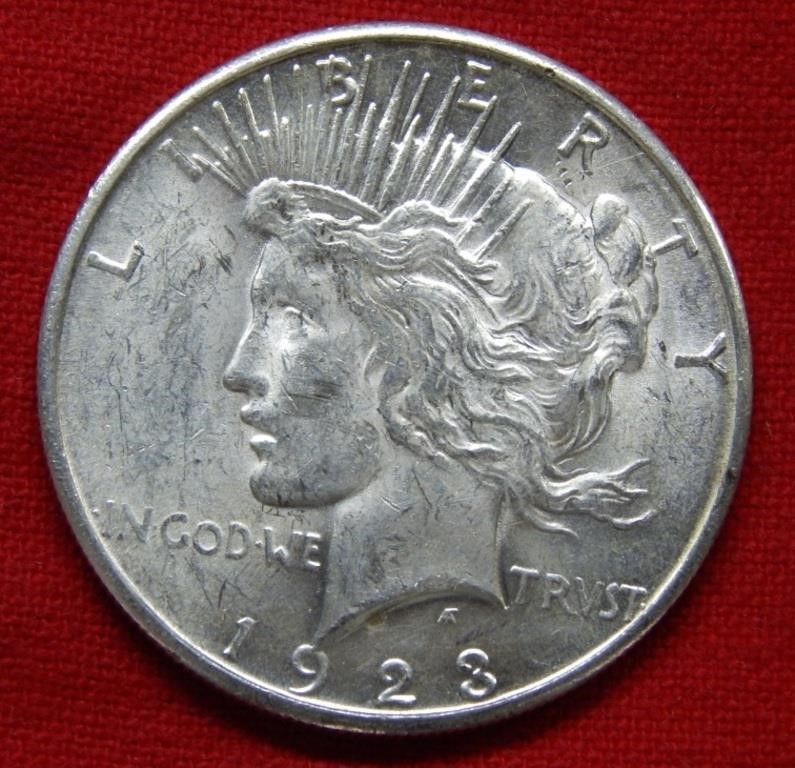 1923 S Peace Silver Dollar