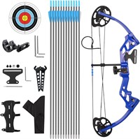 Compound Bow for Youth  16-20 lbs  17.3-26 Blue