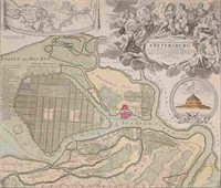 Johann Baptist Homann Map St. Petersburg