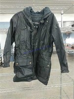 City Skins Black Leather Coat