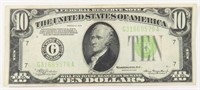 1934 $10 FEDERAL RESERVE NOTE VERY NICE!