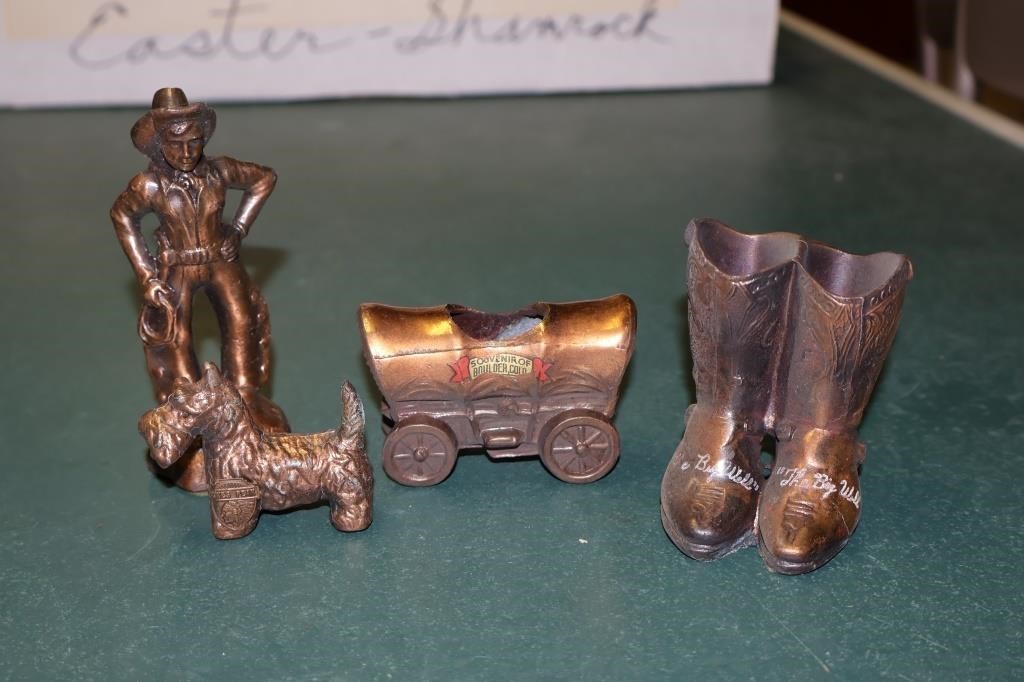 Bronzed Cast Metal Souvenirs