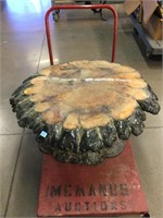 Lacquered Tree Coffee Table with Base - not
