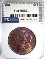 1889 Morgan MS65+ LISTS $475