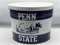 Vintage Penn State tin Canister. 8 x 10