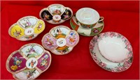 Dresden Bowls, Teacups & Saucers