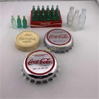Miniature Coke Bottles, Large Coke Bottle Cap