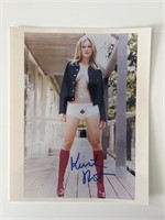 Actress Kirsten Dunst signed photo