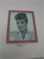 Autographed Vanna White Photo In Frame