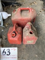 3 Gas Cans